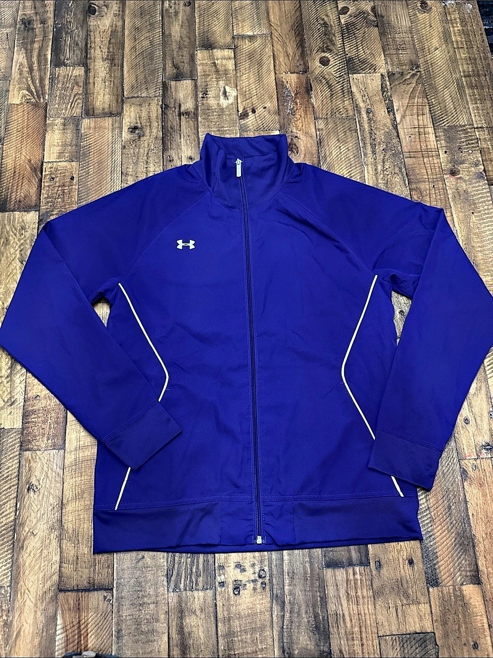Under Armour Allseasongear Full Zip Track Jacket women’s Medium Purple
